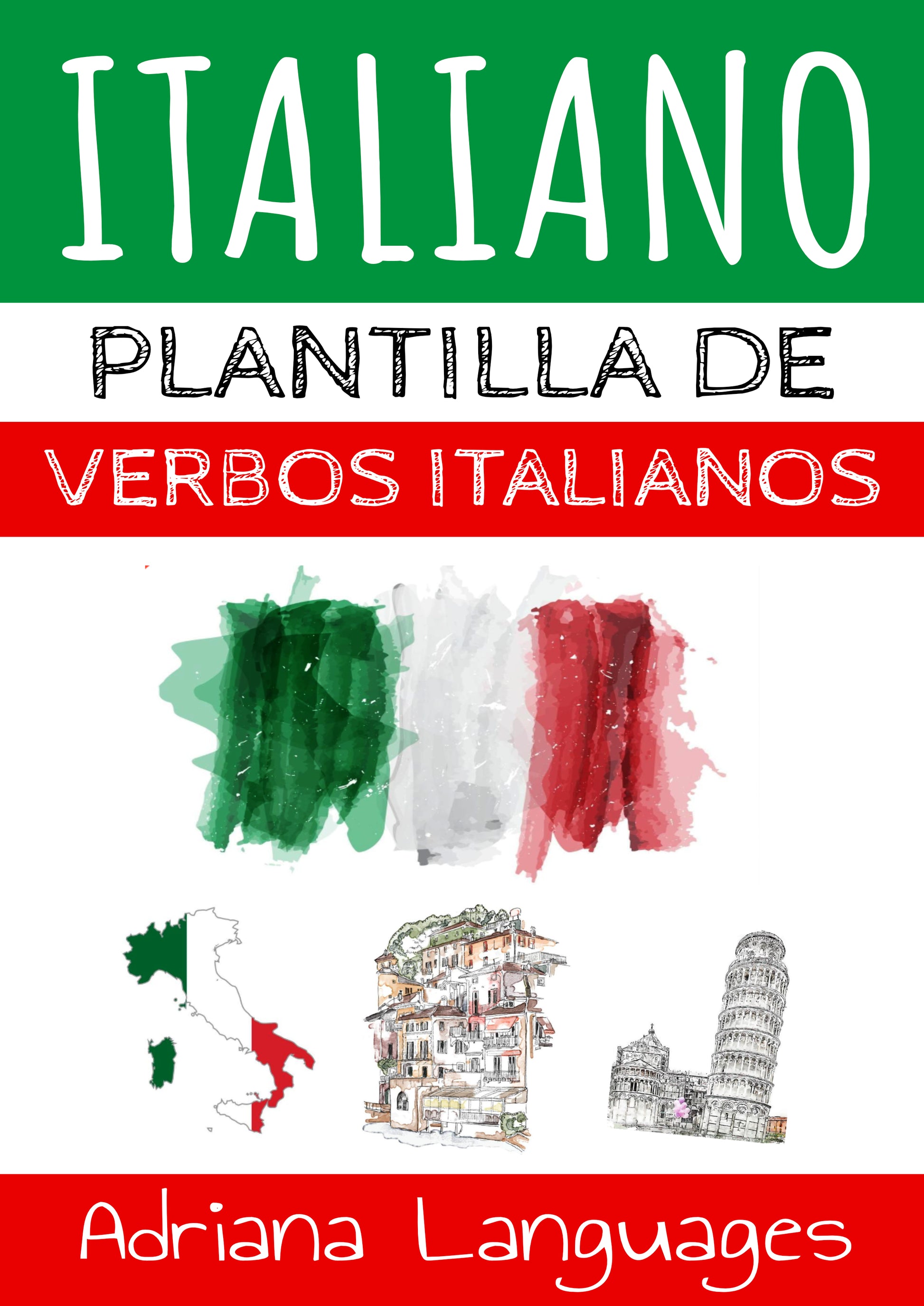 Plantilla para conjugar verbos en italiano Adriana Languages - Adriana Languages