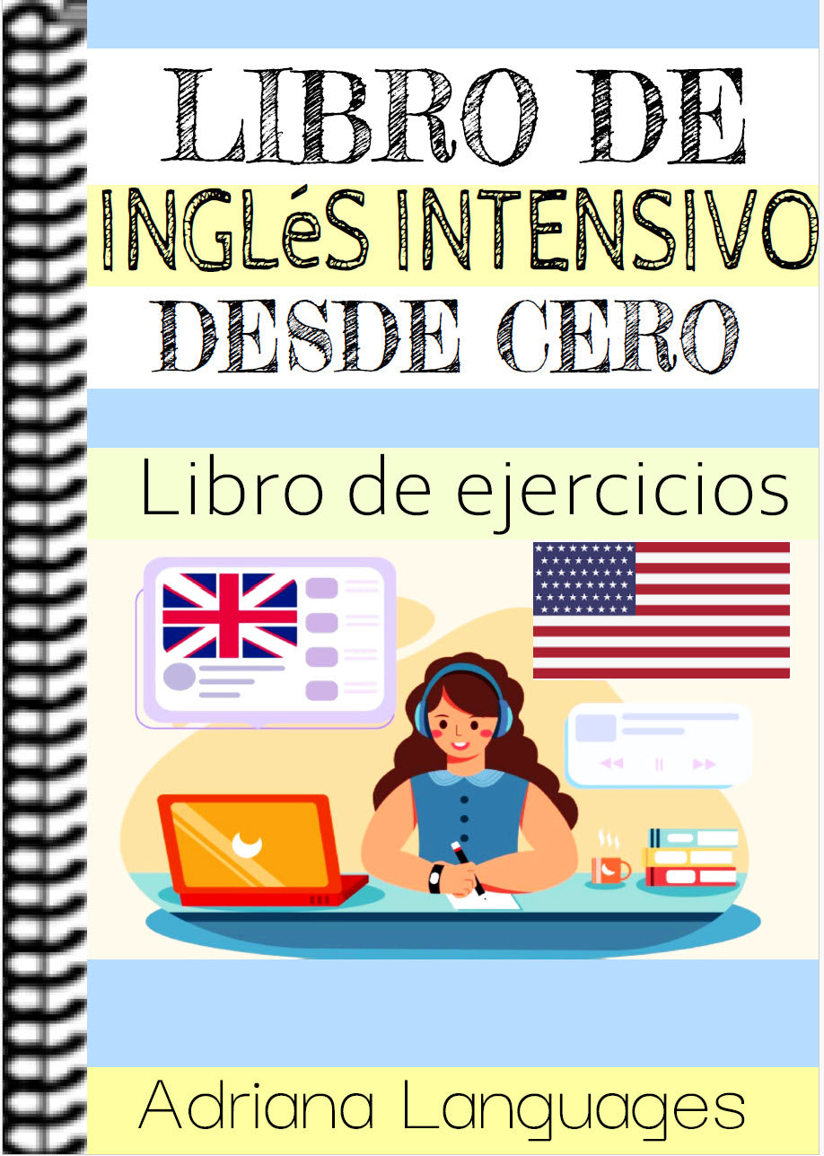 PAQUETE COMPLETO 7 LIBROS DE INGLES TEORIA + PRACTICA