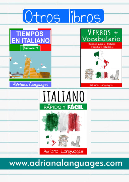 MI CUADERNO DE ITALIANO VOLUMEN 1-LAS BASES DEL ITALIANO