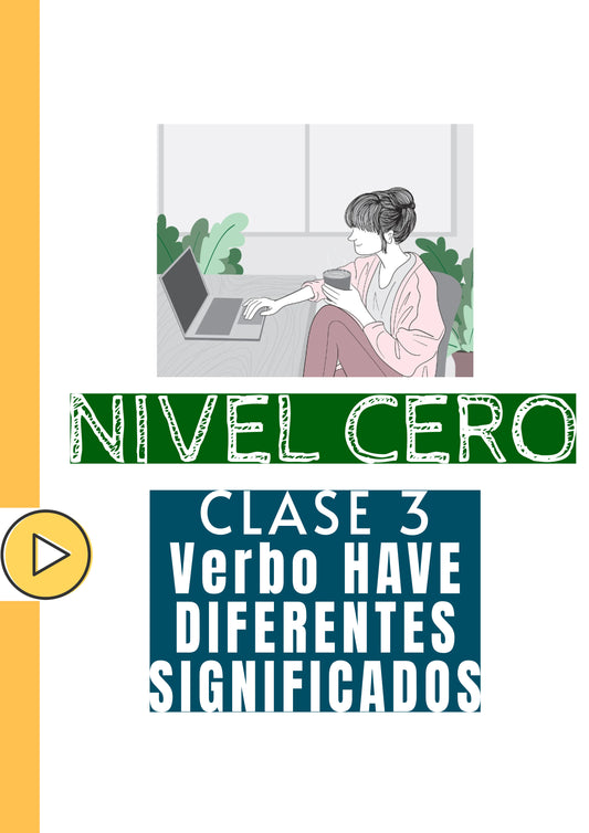 Nivel cero Clase 3 Todo sobre el verbo HAVE-Adriana Languages