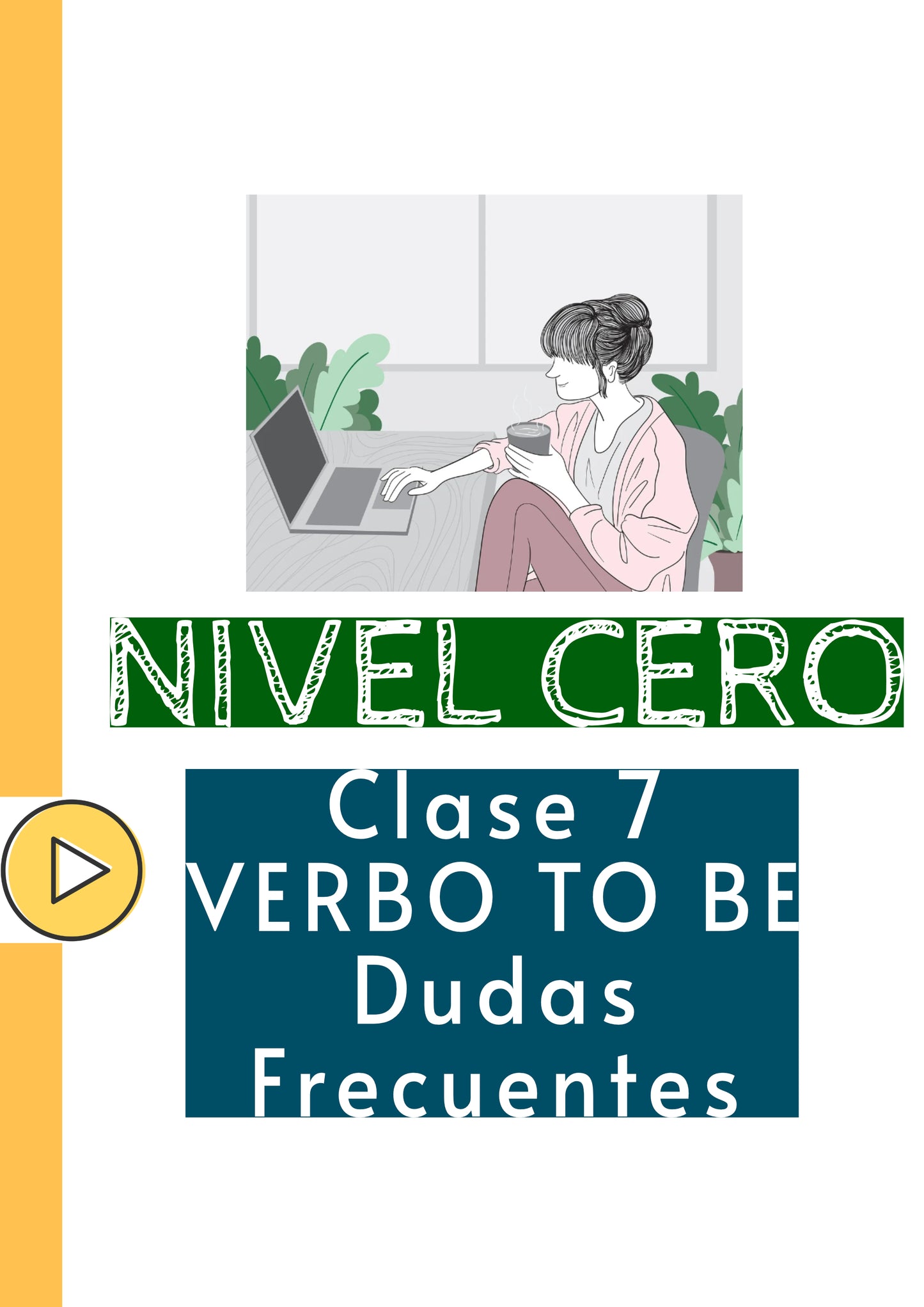 Nivel cero Clase 7 dudas frecuentes verbo TO BE-Adriana Languages